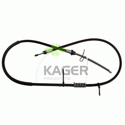 19-1995 Kager cable de freno de mano trasero izquierdo