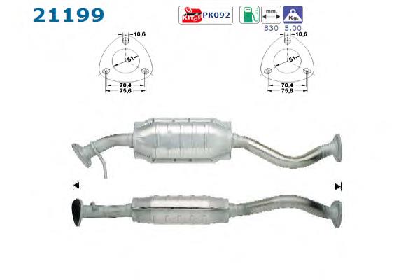 21199 AS/Auto Storm sonda lambda sensor de oxigeno para catalizador