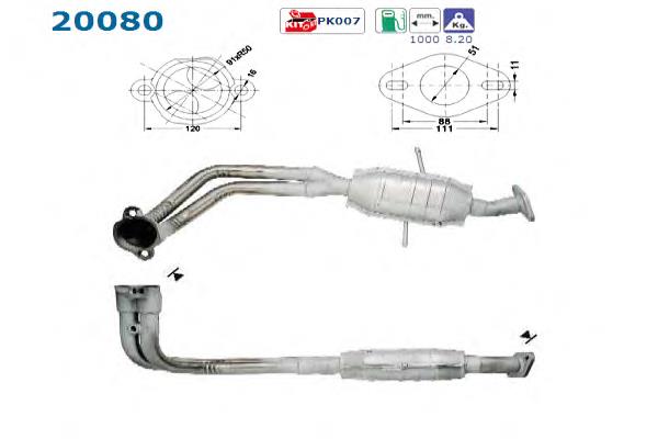 BM90053H BM Catalysts Catalizador de gasolina y diésel