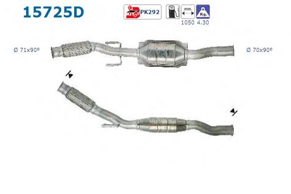 15725D AS/Auto Storm catalizador