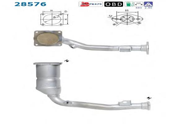Convertidor catalítico AS/Auto Storm 28561