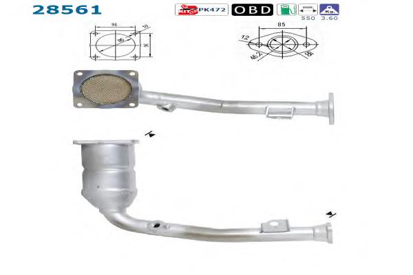 Comprar 28561 AS/Auto Storm Catalizador