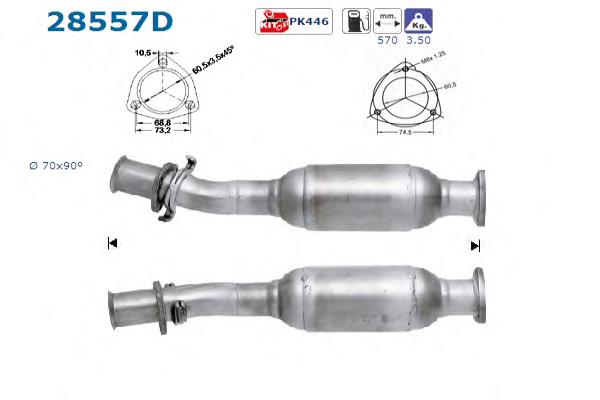 Comprar 00001705CS Peugeot/Citroen Catalizador