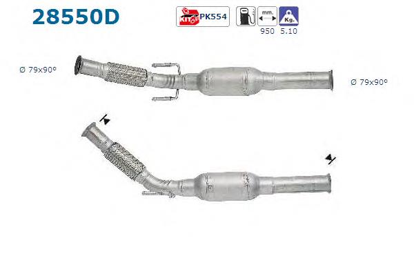 Catalizador 099101 Bosal