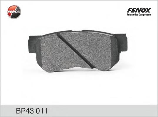 BP43011 Fenox pastillas de freno traseras