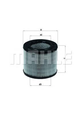 LX194 Mahle Original Filtro de aire de motor