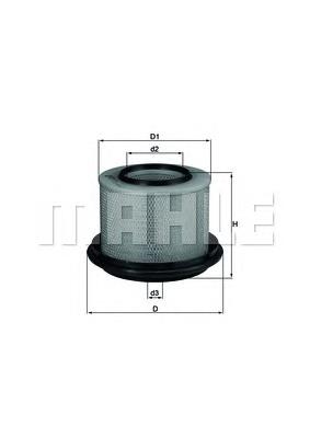 LX239 Mahle Original Filtro de aire de motor