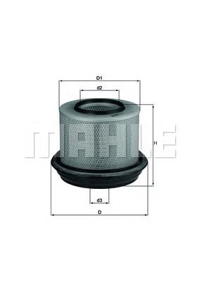 Filtro de aire LX263 Mahle Original