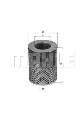 LX912 Mahle Original Filtro de aire de motor