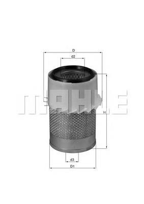 LX730 Mahle Original filtro de aire