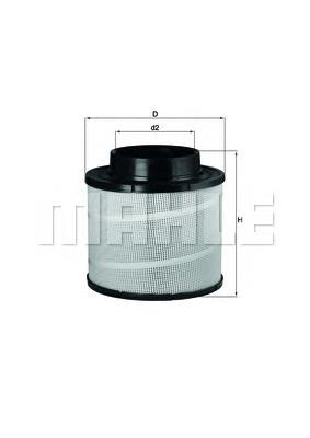 Filtro de aire LX741 Mahle Original