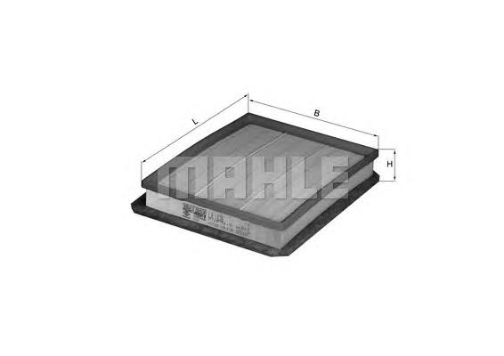 Filtro de aire LX1826 Mahle Original