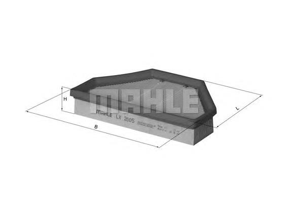 Filtro de aire LX2005 Mahle Original