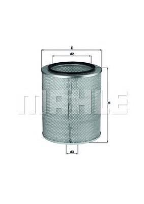 Comprar LX93 Mahle Original Filtro de aire