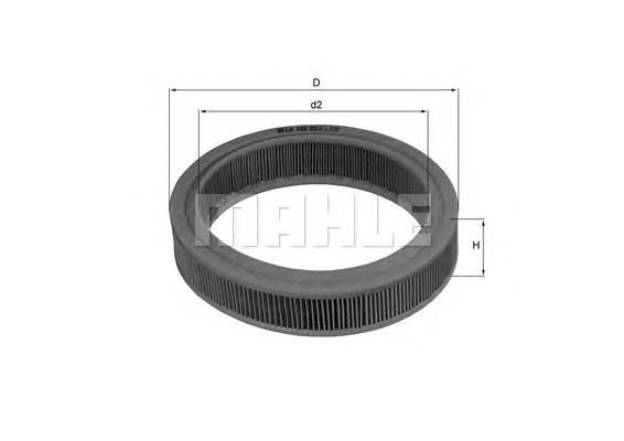 LX108 Mahle Original filtro de aire