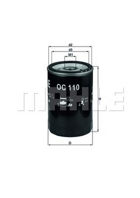 Filtro de aceite Mahle Original OC110 precio, desde 3,87 EUR