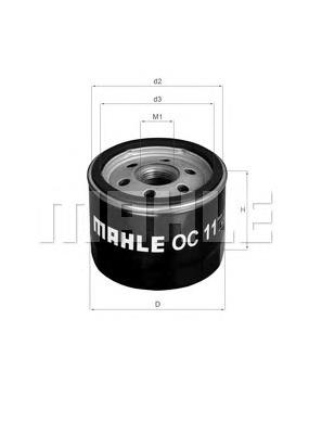 OC11 Mahle Original filtro de aceite
