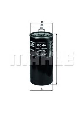 OC46 Mahle Original filtro de aceite