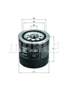 Filtro de aceite OC383 Mahle Original