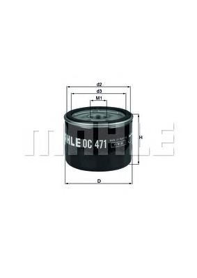 Filtro de aceite OC471 Mahle Original