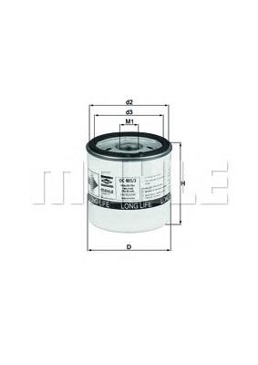 Filtro de aceite motor Mahle Original OC4053