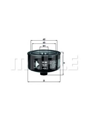 Filtro de aceite motor Mahle Original OC404
