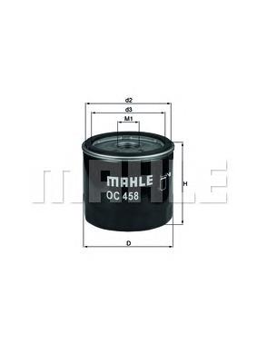 OC458 Mahle Original Filtro aceite