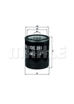 Comprar OC203 Mahle Original Filtros de aceite