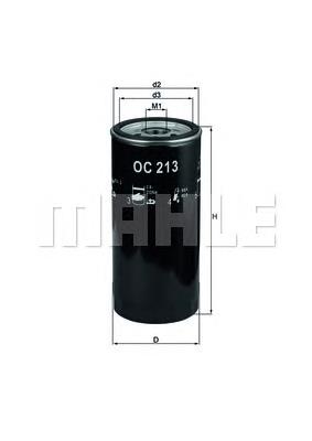 OC213 Mahle Original Filtro aceite