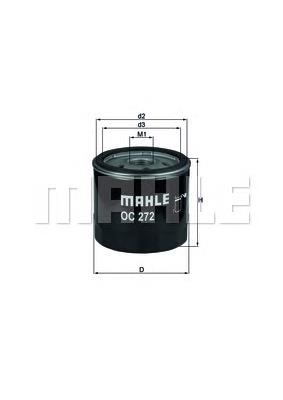 Filtro de aceite OC272 Mahle Original