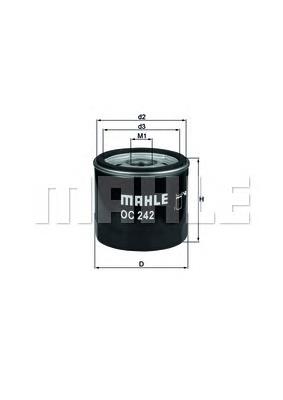 Comprar OC242 Mahle Original Filtros de aceite