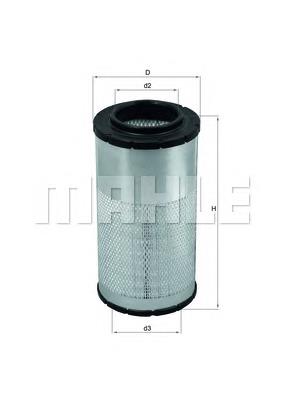 LX2066 Mahle Original filtro de aire