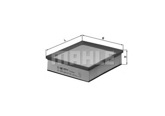 Filtro de aire LX1605 Mahle Original