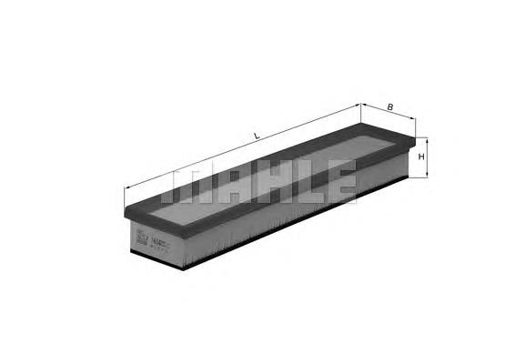 LX1604 Mahle Original filtro de aire
