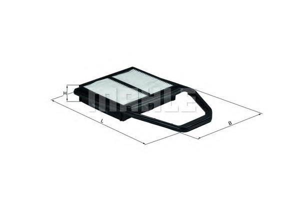 LX1562 Mahle Original Filtro de aire de motor