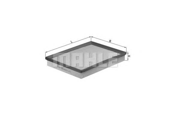 Filtro de aire LX1503 Mahle Original
