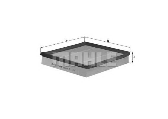 El filtro de aire Mahle Original LX1586 precio, desde 8,19 EUR
