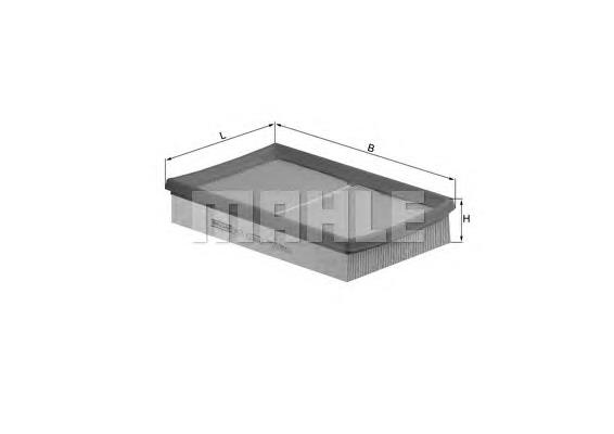 LX1575 Mahle Original Filtro de aire de motor