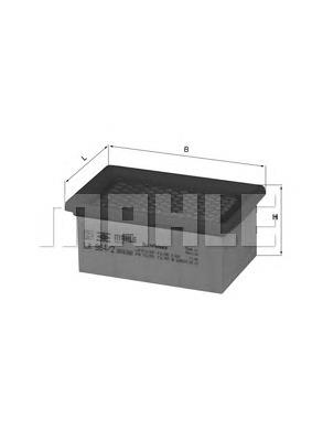 LX9842 Mahle Original filtro de aire