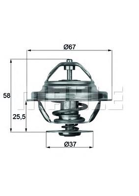 Termostato TX2080D Mahle Original