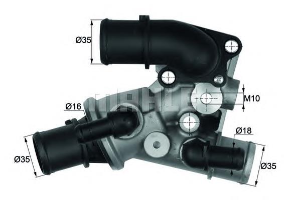 Termostato refrigerante Vernet TH683080J