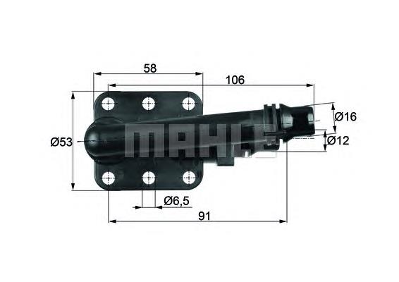 TO582 Mahle Original Termostato auxiliar