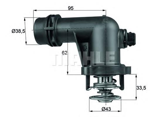 Termostato refrigerante Mahle Original TM15105