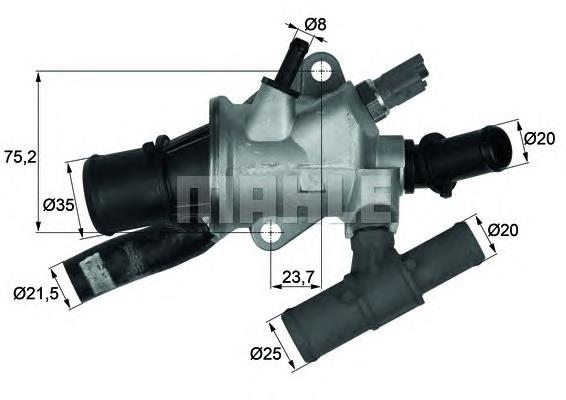 Caja de termostato 352317101710 Magneti Marelli