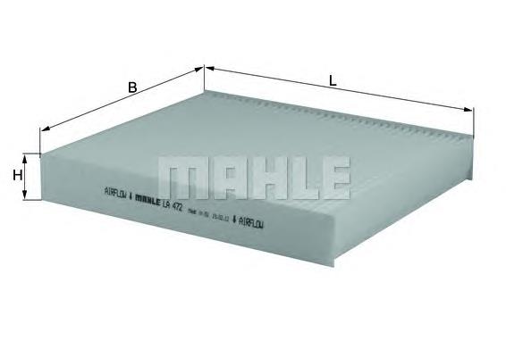 LA472 Mahle Original Filtro antipolen