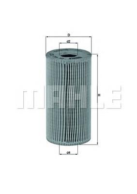 Filtro de aceite OX441D Mahle Original