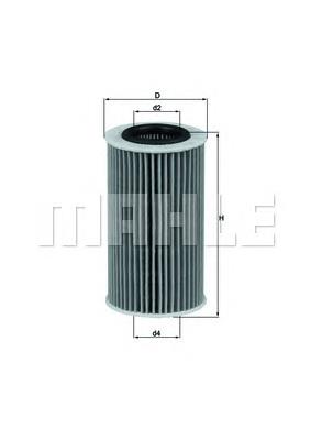 Filtro de aceite OX384D Mahle Original