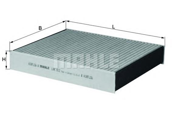 Filtro de habitáculo LAK812 Mahle Original