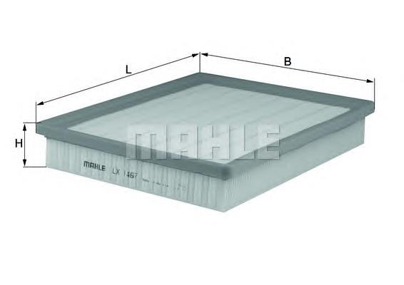 Filtro de aire LX1467 Mahle Original