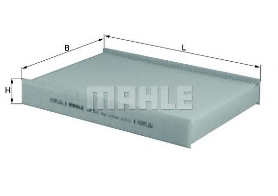 Filtro de cabina Mahle Original LA811 precio, desde 8,78 EUR